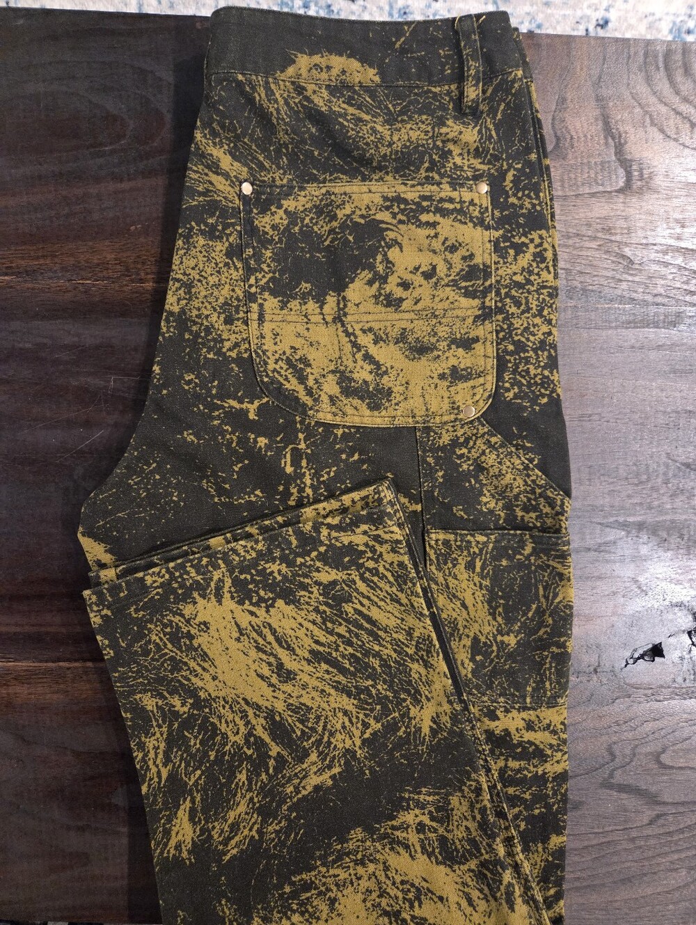 GX1000 Skateboarding Carpenter Pant Swamp Thing Camo Men's Size 36